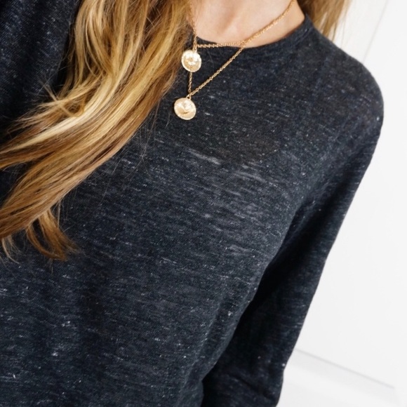 Rag & Bone Dark Gray Wool Blend Long Sleeve Top. Size S - Picture 4 of 8